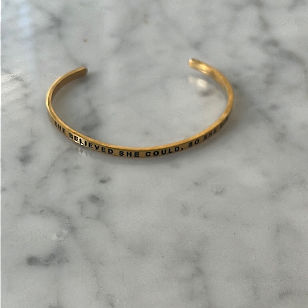 MantraBand “She Believed She Could So She Did” Bracelet - Picture 1 of 3